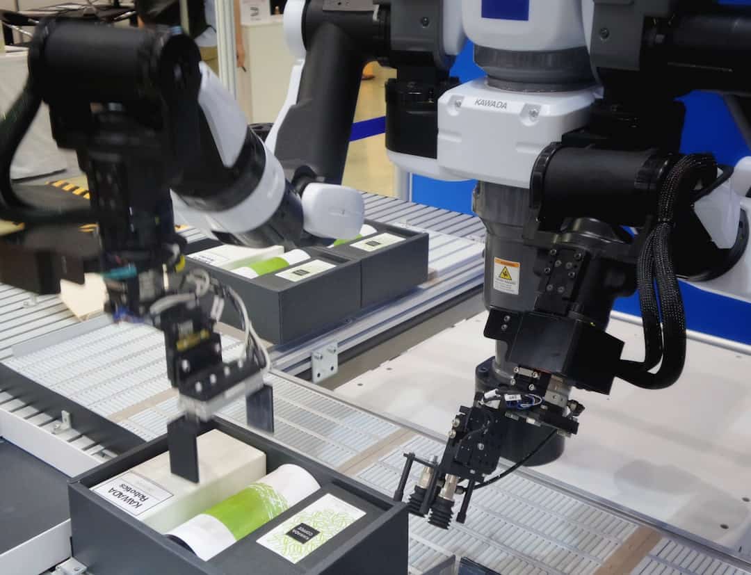 Photo Robotic assembly line