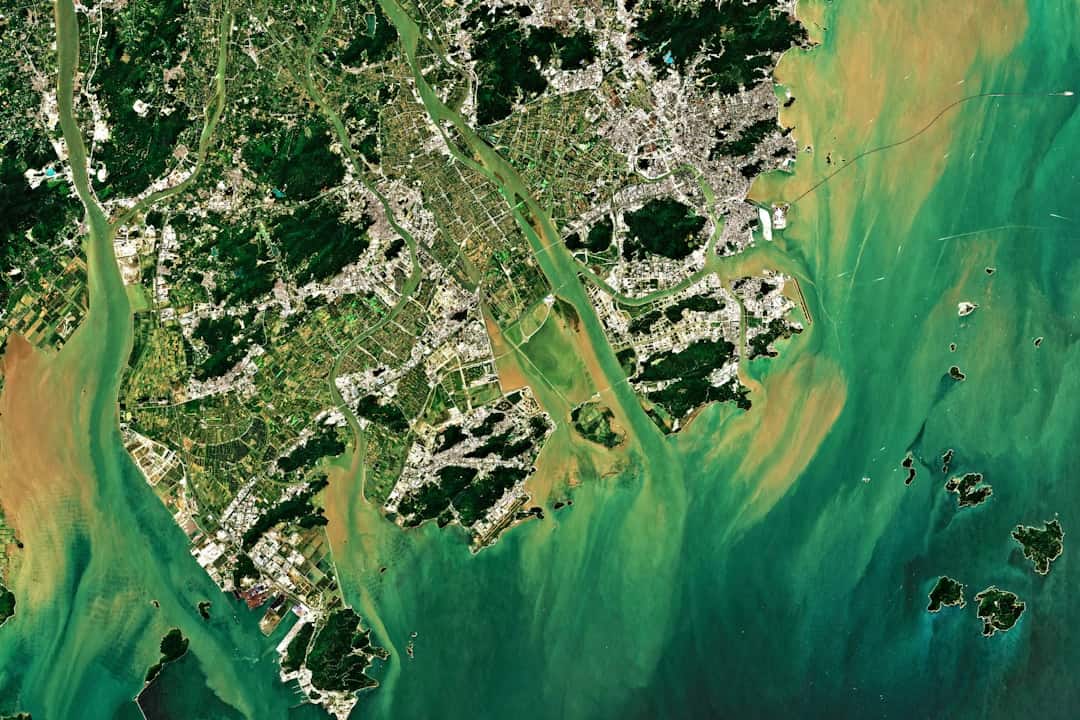 Photo Satellite imagery