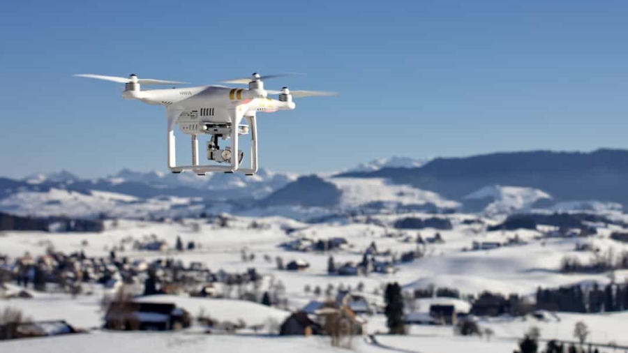 Photo Drone in flight