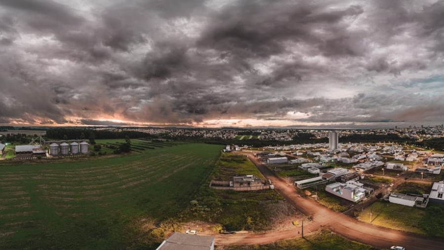 Photo Cityscape drone