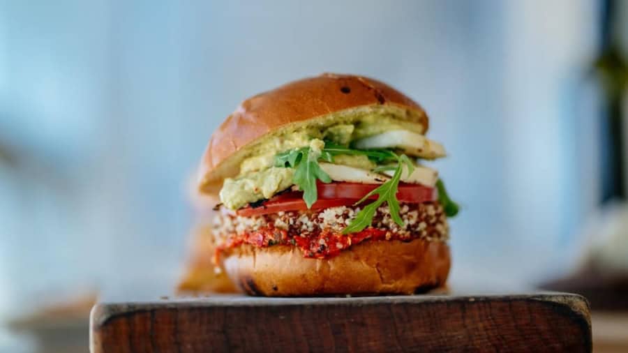 Photo Lab-Grown Burger