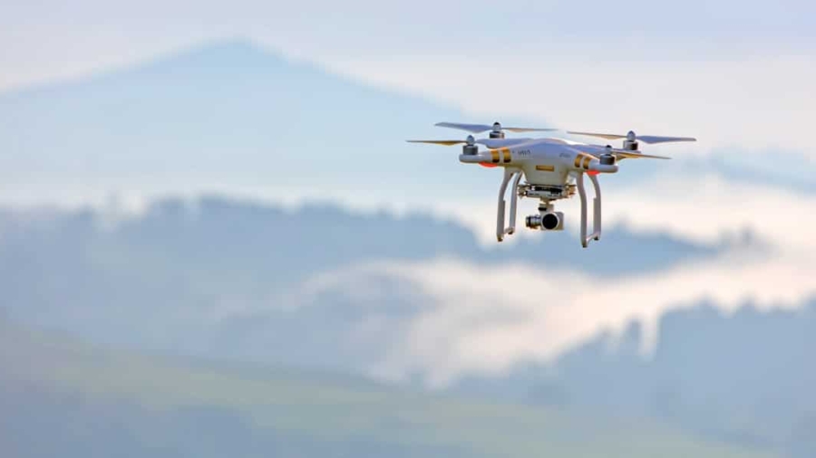 Photo Drone in flight