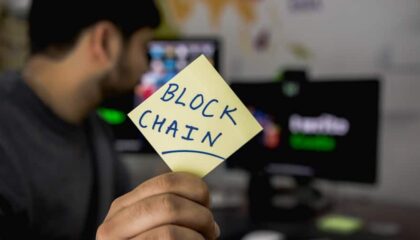 Photo "How AI and Blockchain Are Enhancing Digital Work Portfolios"