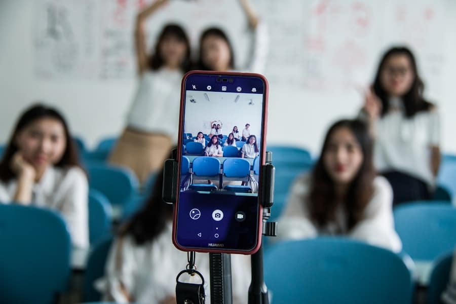 Smartboard in classroom