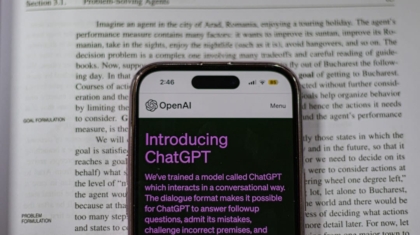 Photo Chatbot interface