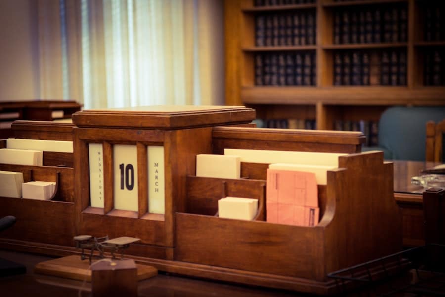 Photo Virtual courtroom