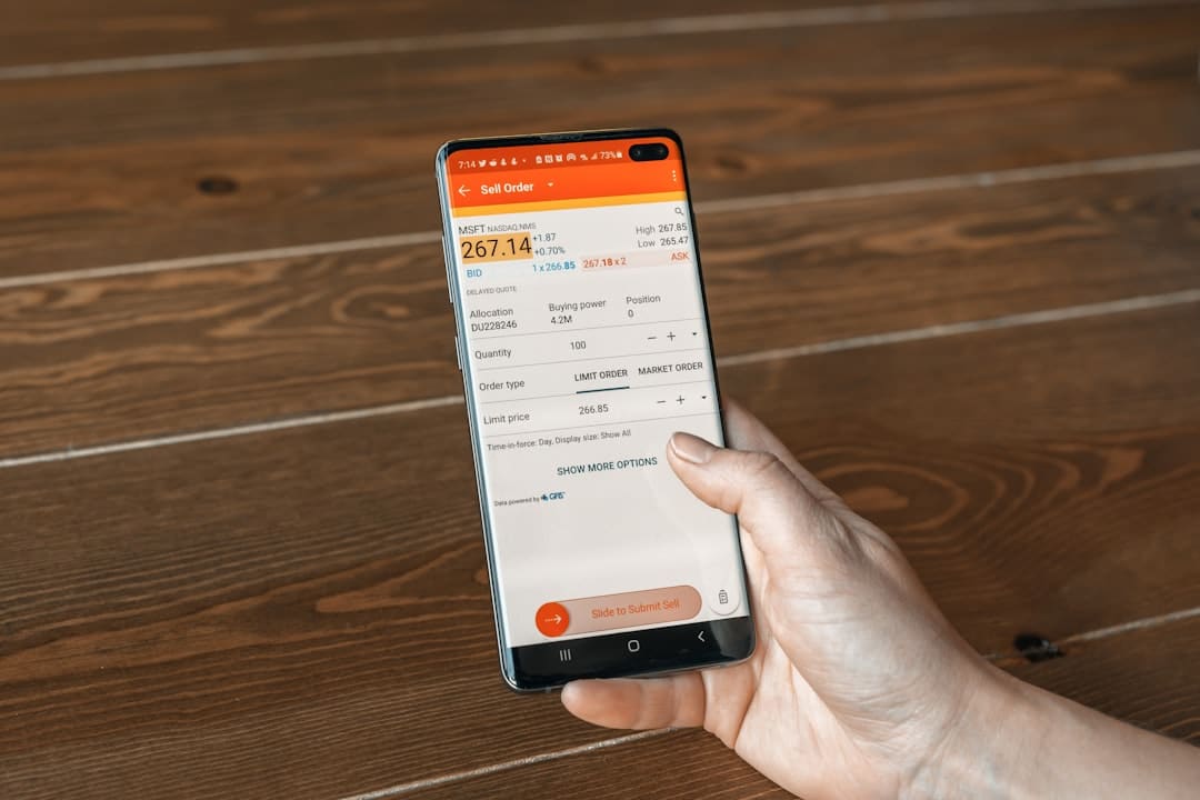 Photo Mobile banking app