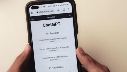 Photo Chatbot interface