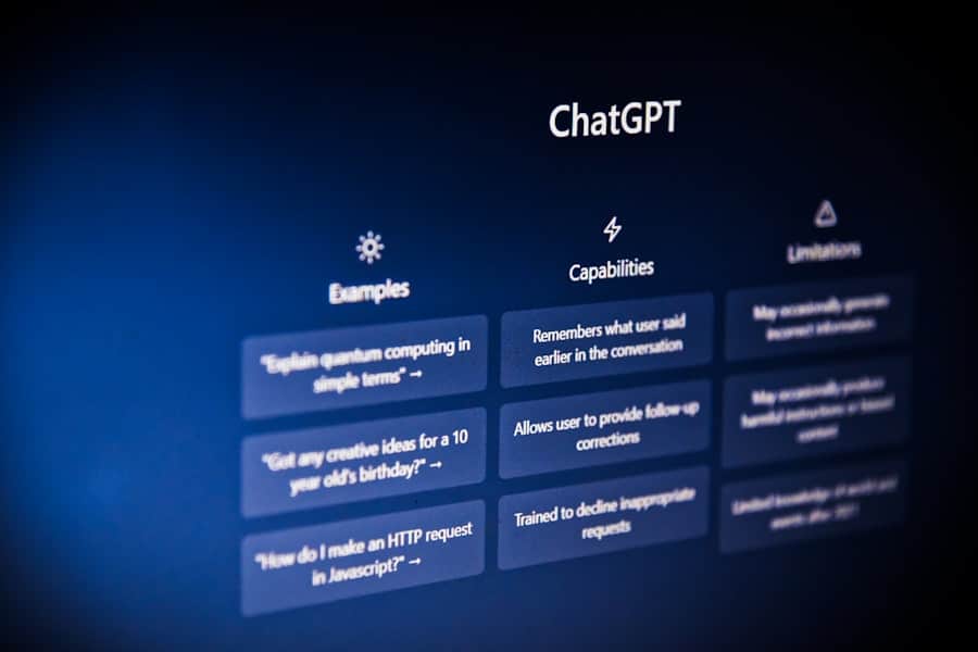 Photo Chatbot interface
