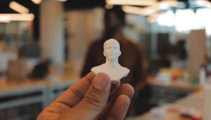 Photo 3D-printed figurines
