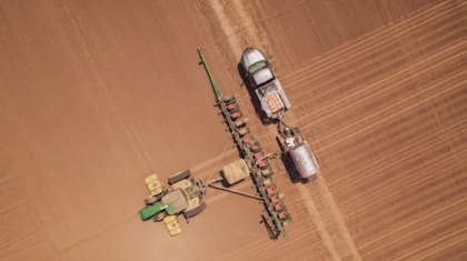 Photo Drone planting