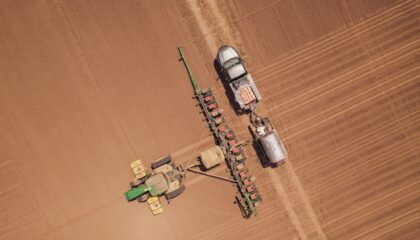 Photo Drone planting