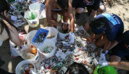 Photo Plastic Waste Reduction