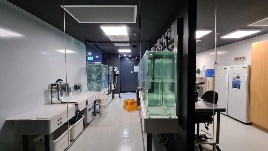 Photo futuristic laboratory