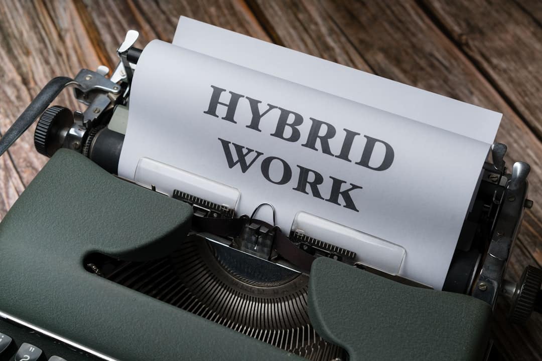 Photo Hybrid Work Schedule