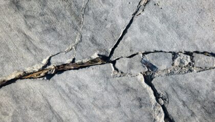 Photo Self-Healing Concrete