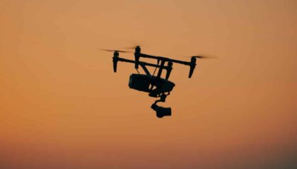 Photo Autonomous Delivery Drones
