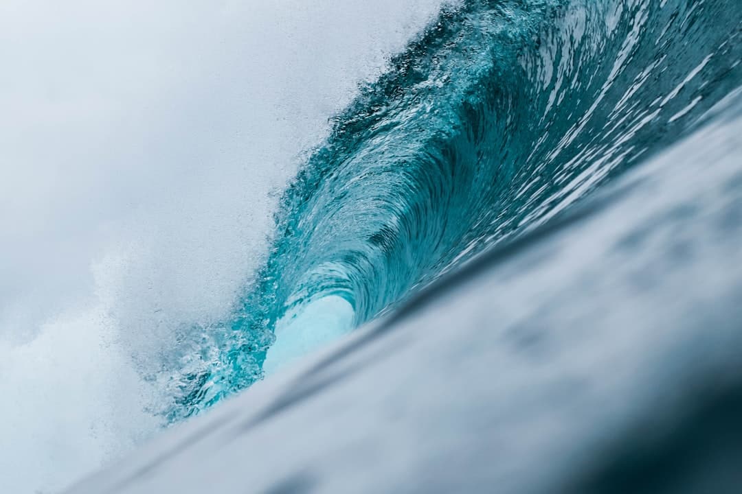 Photo Ocean Waves Grid Power