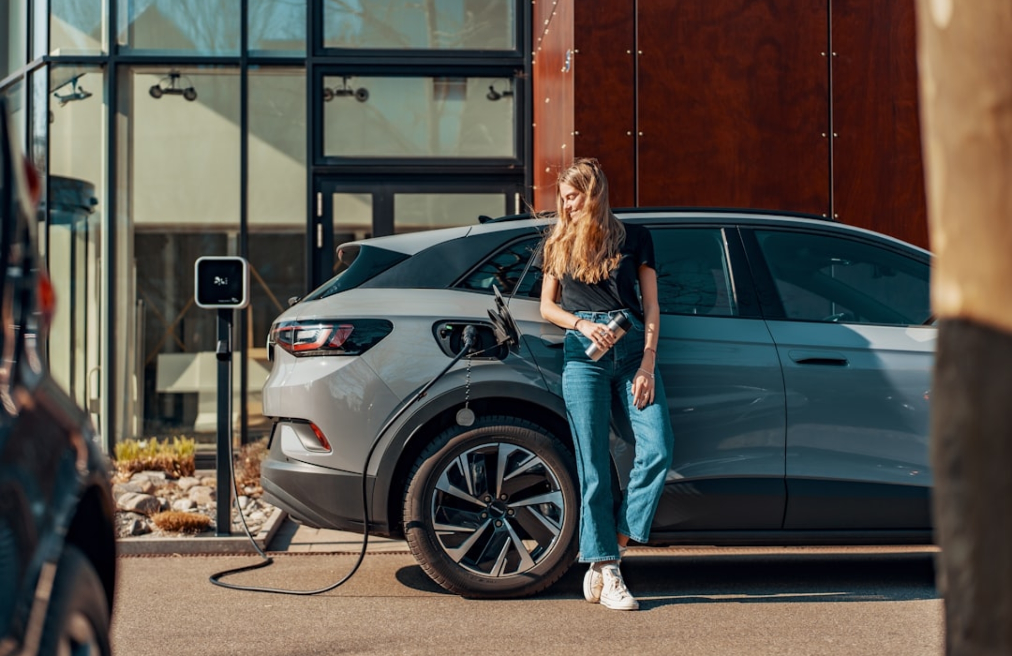 Photo Electric Vehicle Charging