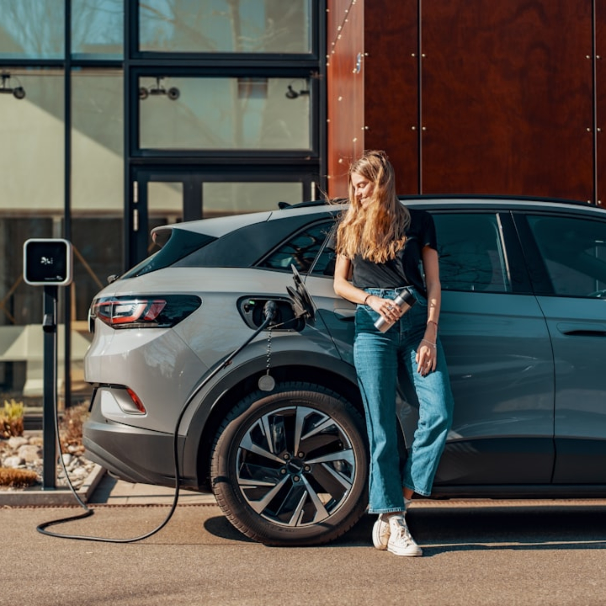 Photo Electric Vehicle Charging