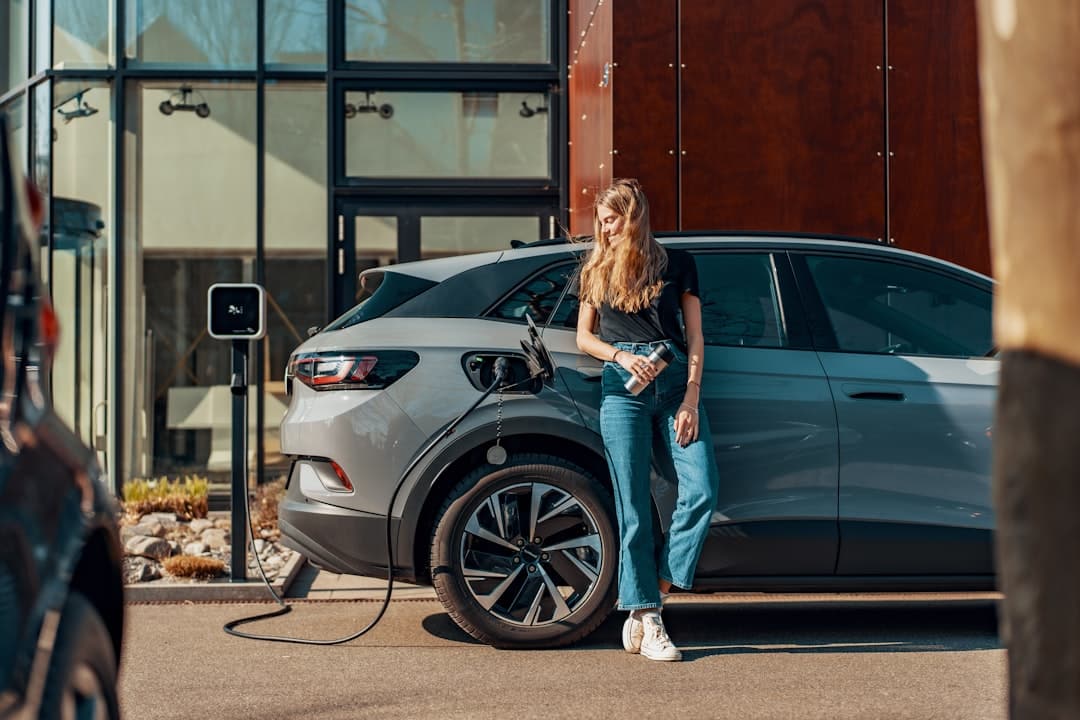 Photo Electric Vehicle Charging