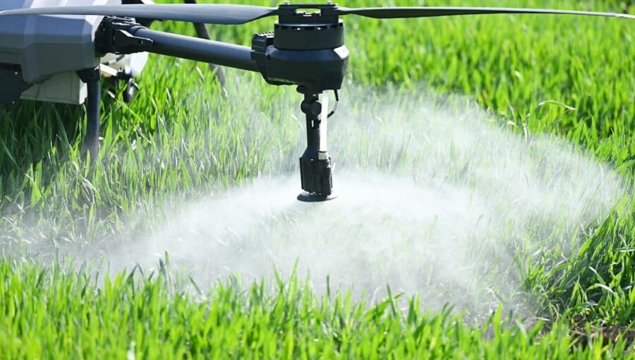Photo Agricultural Spraying Drones