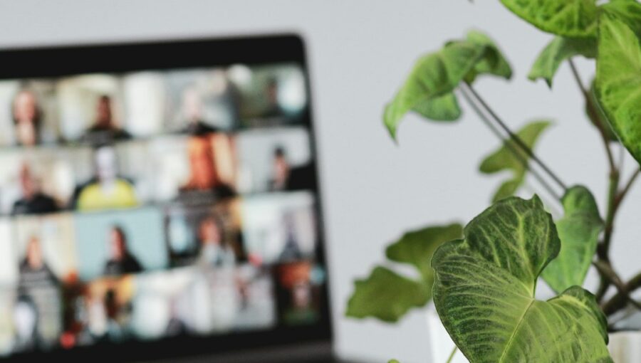 Photo Virtual Meeting Audio and Video Quality