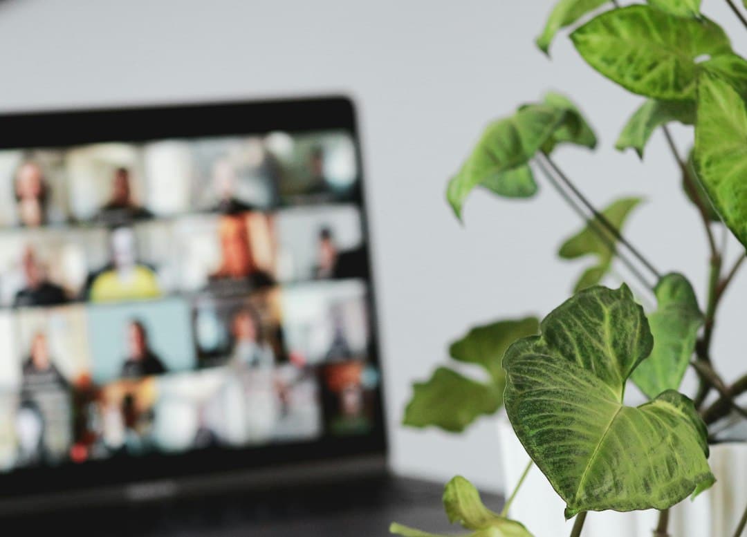 Photo Virtual Meeting Audio and Video Quality