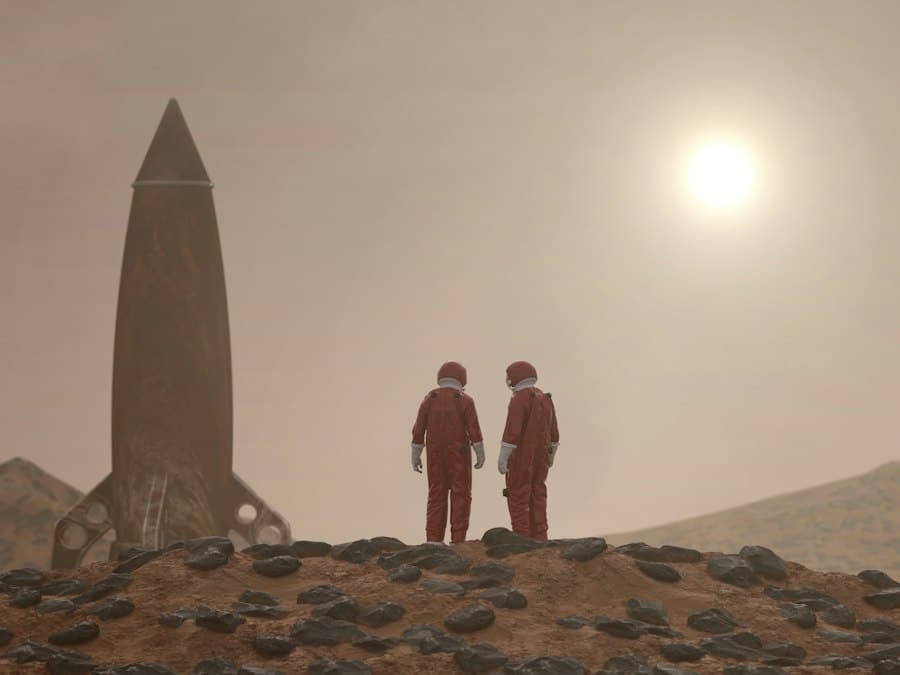 Nuclear Thermal vs Electric Propulsion Mars Missions