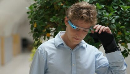 Photo MicroLED AR glasses display technology