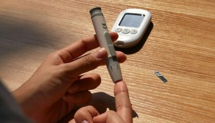 Photo continuous glucose monitoring preventive care