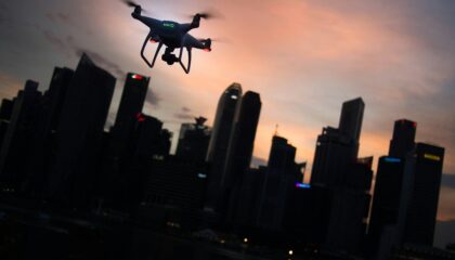 Photo autonomous drone fleet infrastructure inspection