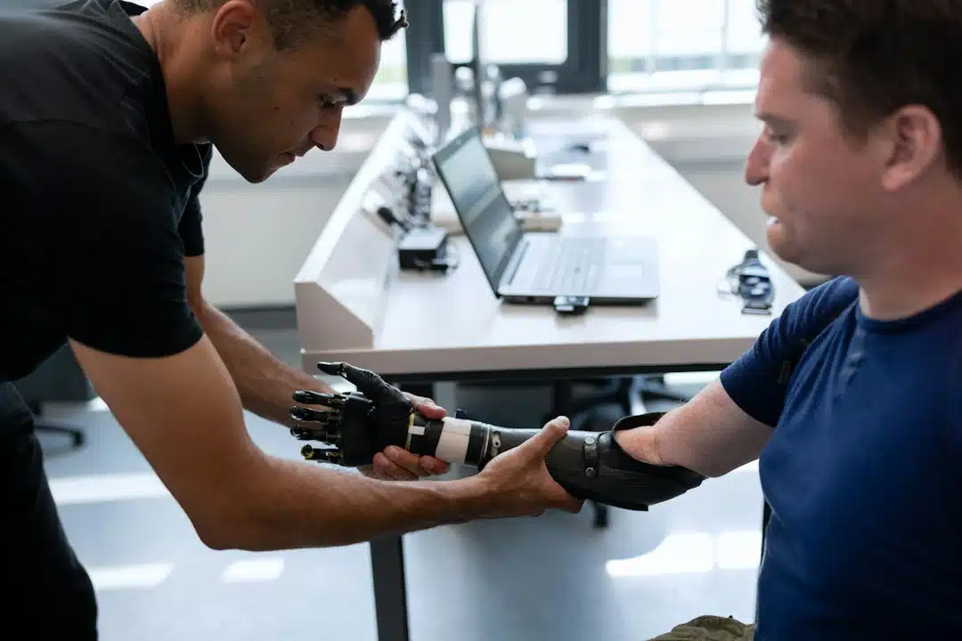 Photo next-generation myoelectric prosthetics targeted muscle reinnervation