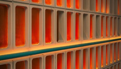 Photo server waste heat recovery district heating