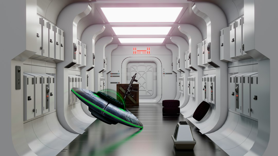 Photo commercial space station life support modular habitat