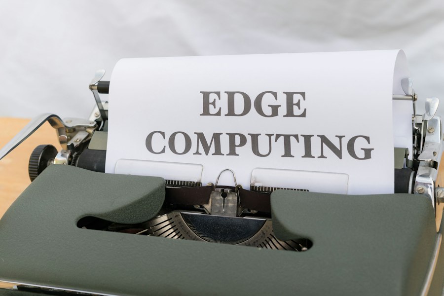 Photo Edge computing Earth observation disaster intelligence