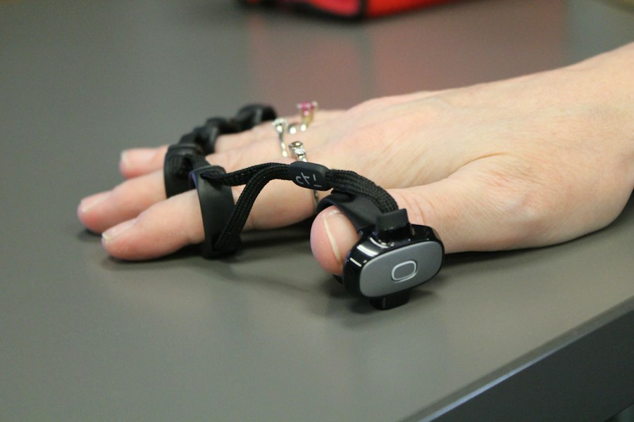 Photo wearable air quality UV sensor